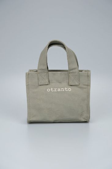 Luna Nehir Yeşili | Mumlu Kanvas Çanta resmi