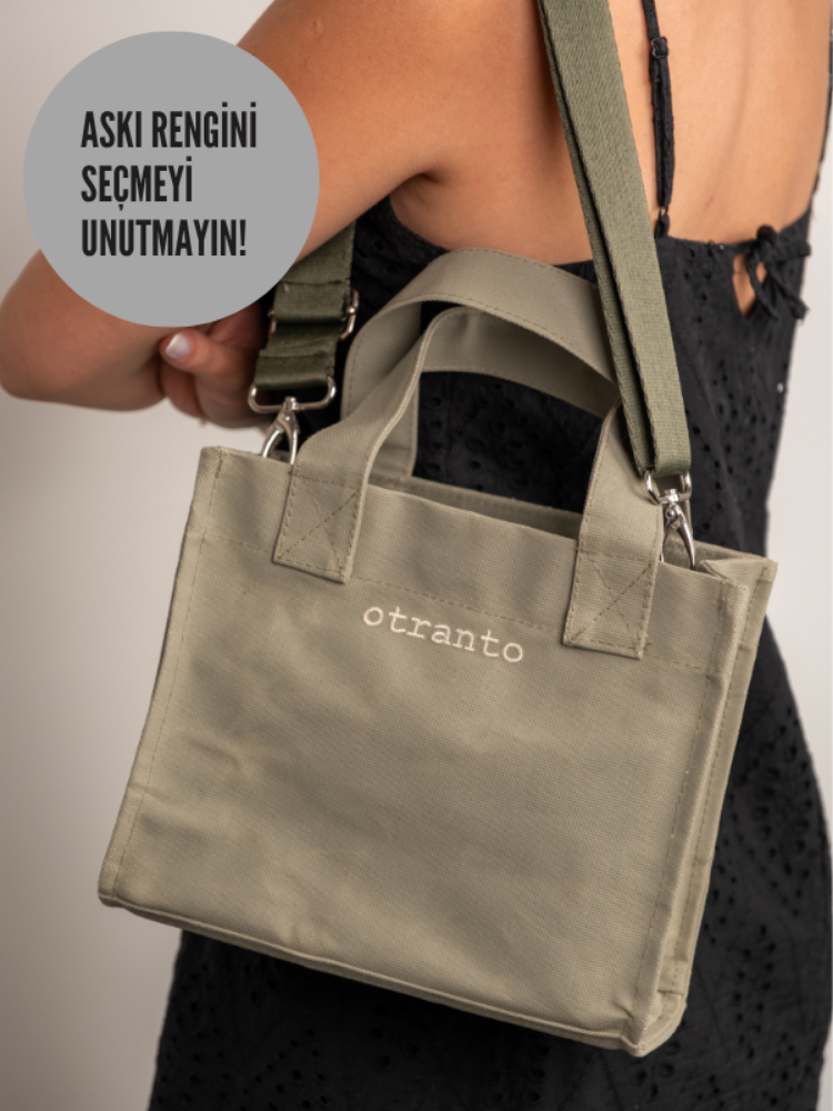 Sole Nehir Yeşili | Mumlu Kanvas Çanta