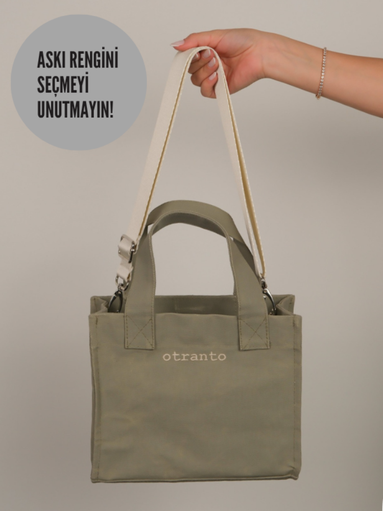 Sole Nehir Yeşili | Mumlu Kanvas Çanta resmi