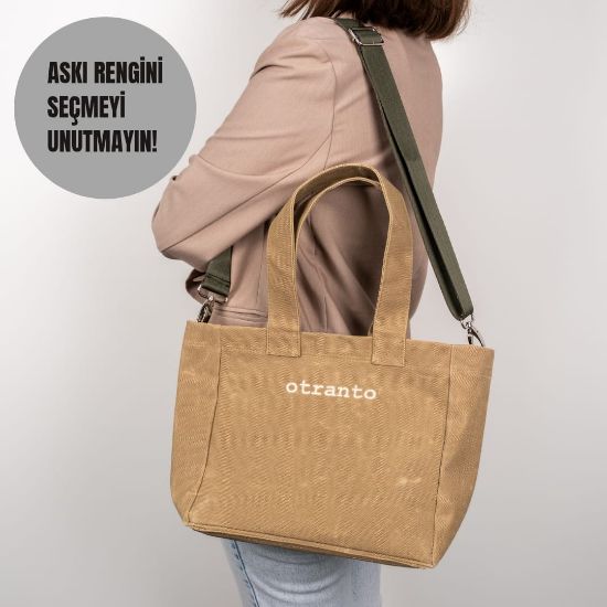 Nova Çöl Kumu | Mumlu Kanvas Çanta resmi