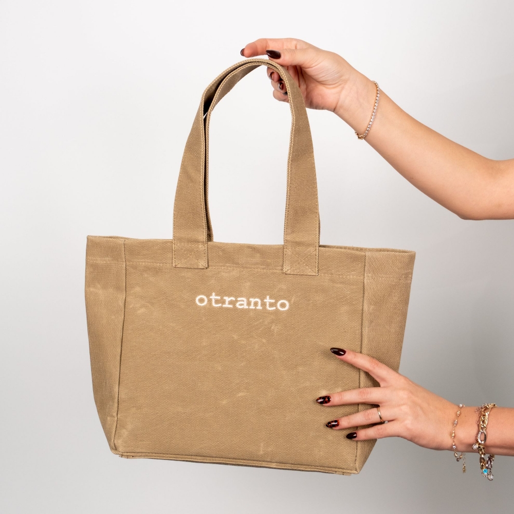 Nova Çöl Kumu | Mumlu Kanvas Çanta resmi