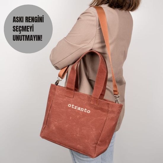 Nova Kiremit | Mumlu Kanvas Çanta resmi