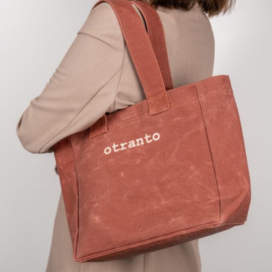 Nova Kiremit | Mumlu Kanvas Çanta resmi