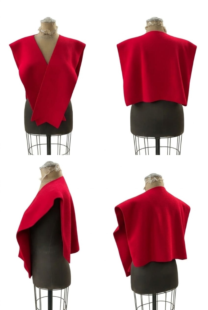 Vela | Kırmızı Omuz Şalı resmi